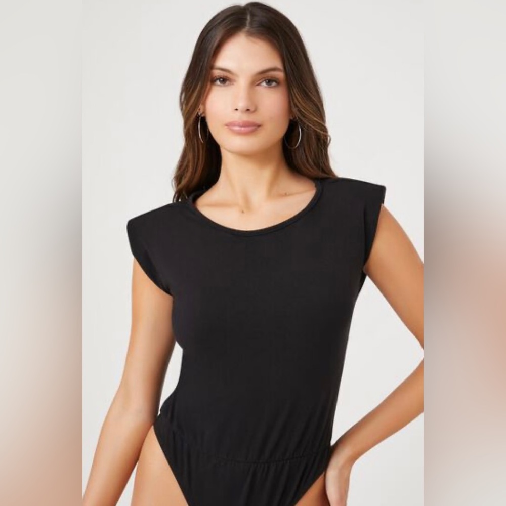 NWT Forever 21 Black Padded Body Suit
